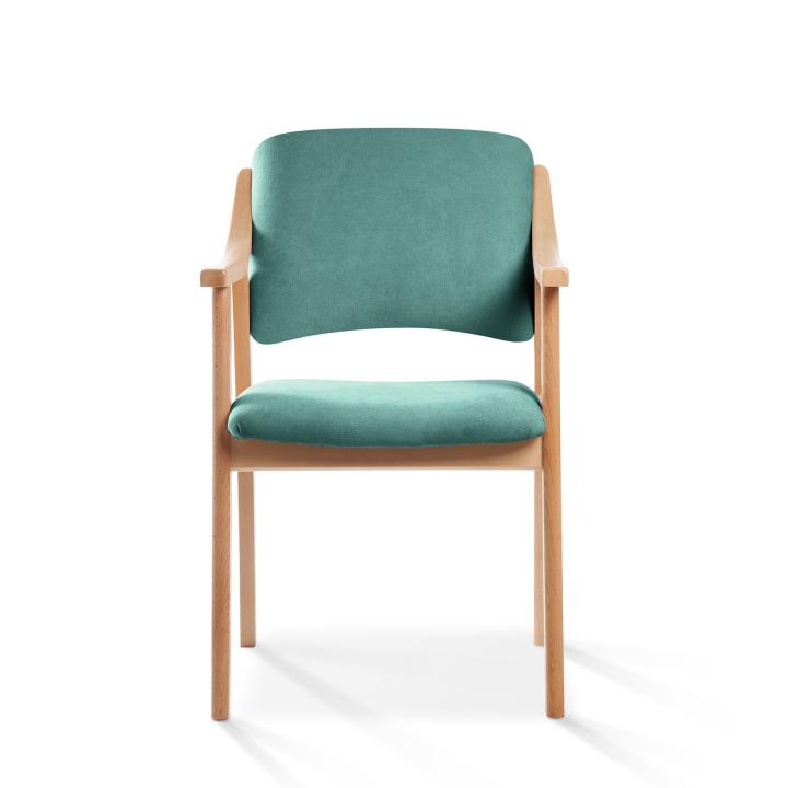 Silla de madera tapizado CALPE HAYA 