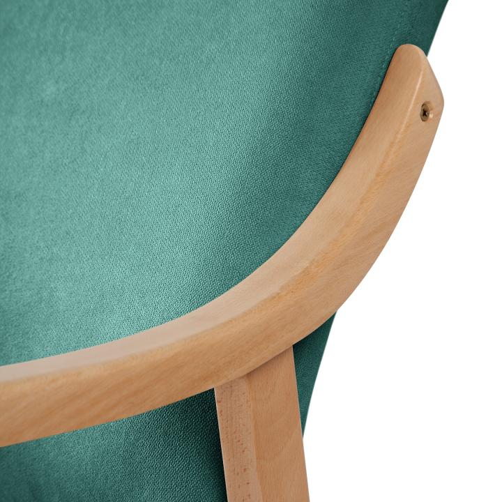Silla de madera tapizado CALPE HAYA 
