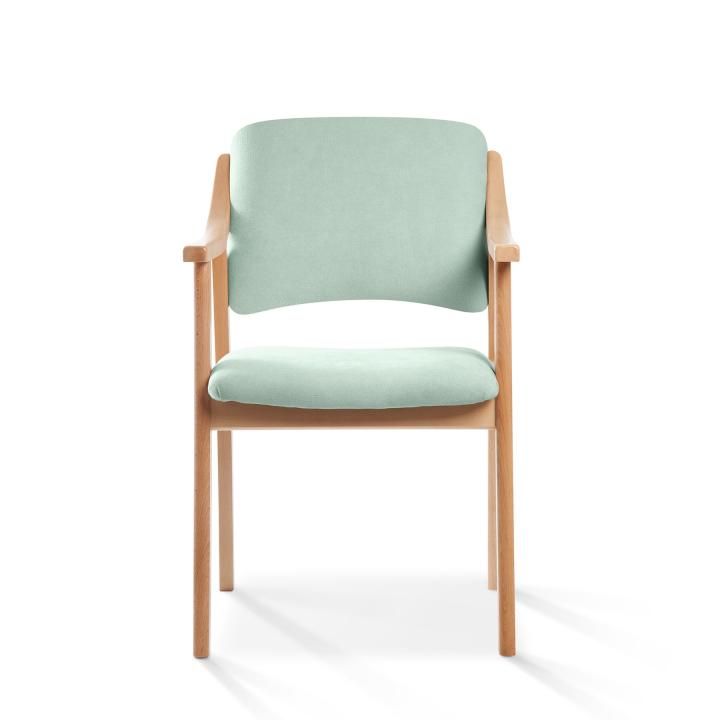 Silla de madera tapizado CALPE HAYA 