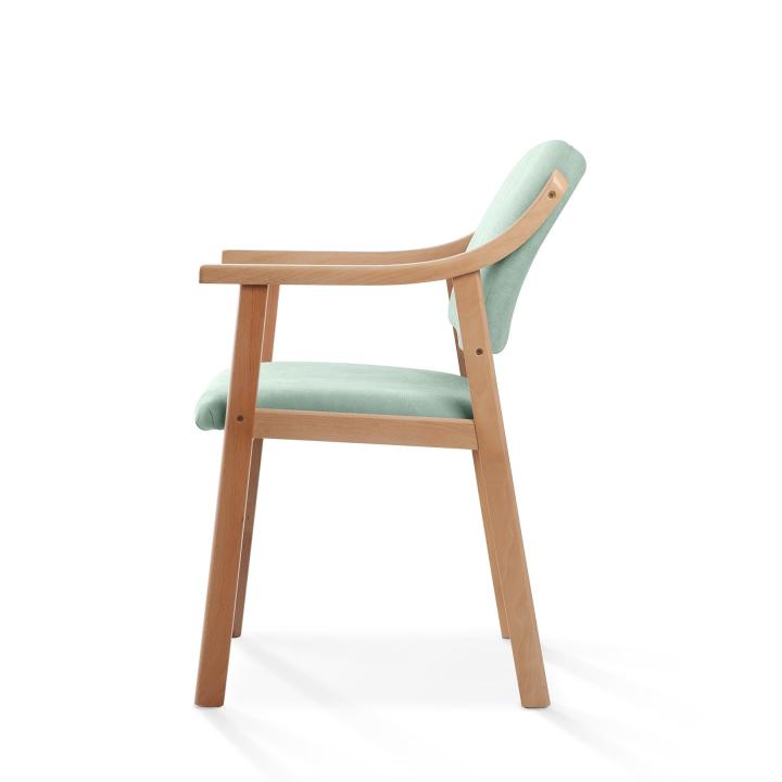 Silla de madera tapizado CALPE HAYA 