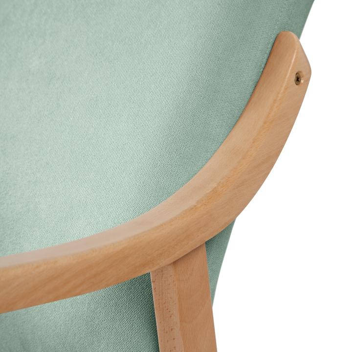 Silla de madera tapizado CALPE HAYA 
