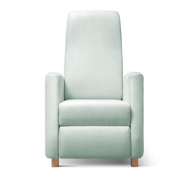 Sillón reclinable tapizado en tela LÚA