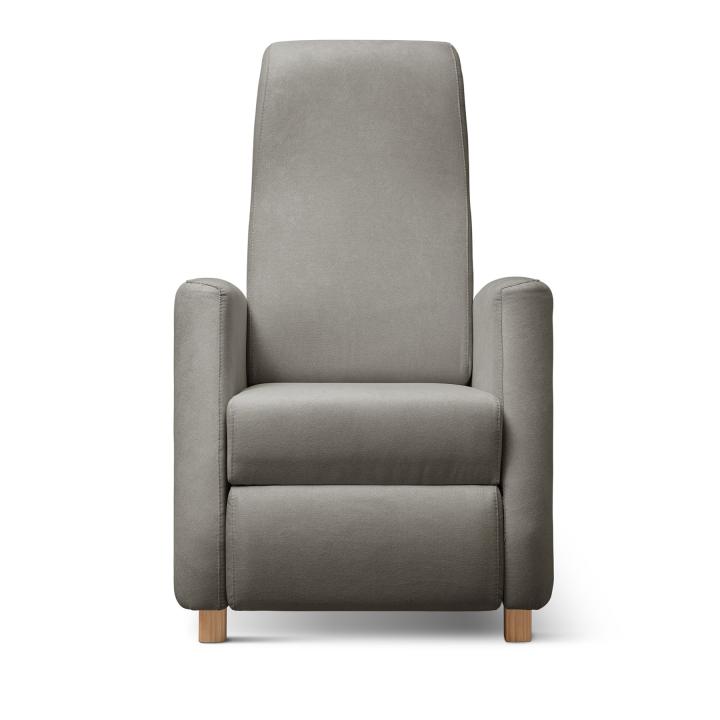 Sillón reclinable tapizado en tela LÚA
