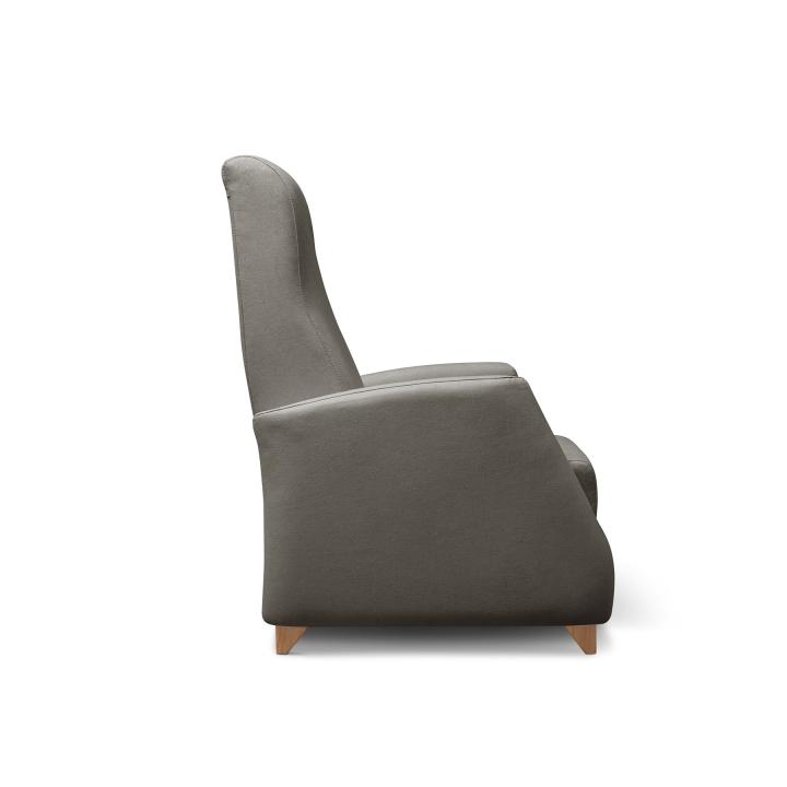 Sillón reclinable tapizado en tela LÚA