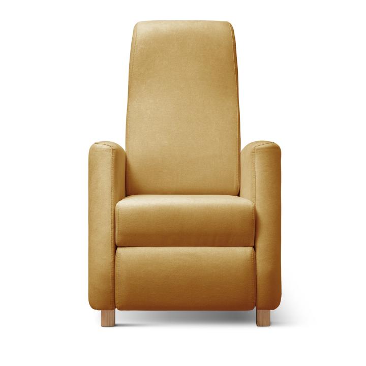 Sillón reclinable tapizado en tela LÚA