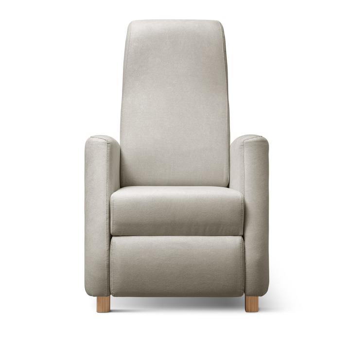 Sillón reclinable tapizado en tela LÚA