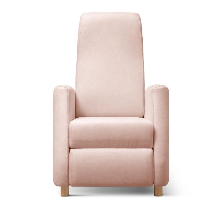 Sillón reclinable tapizado en tela LÚA
