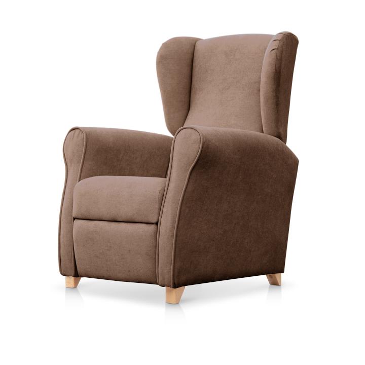 Sillón reclinable tapizado IRENE
