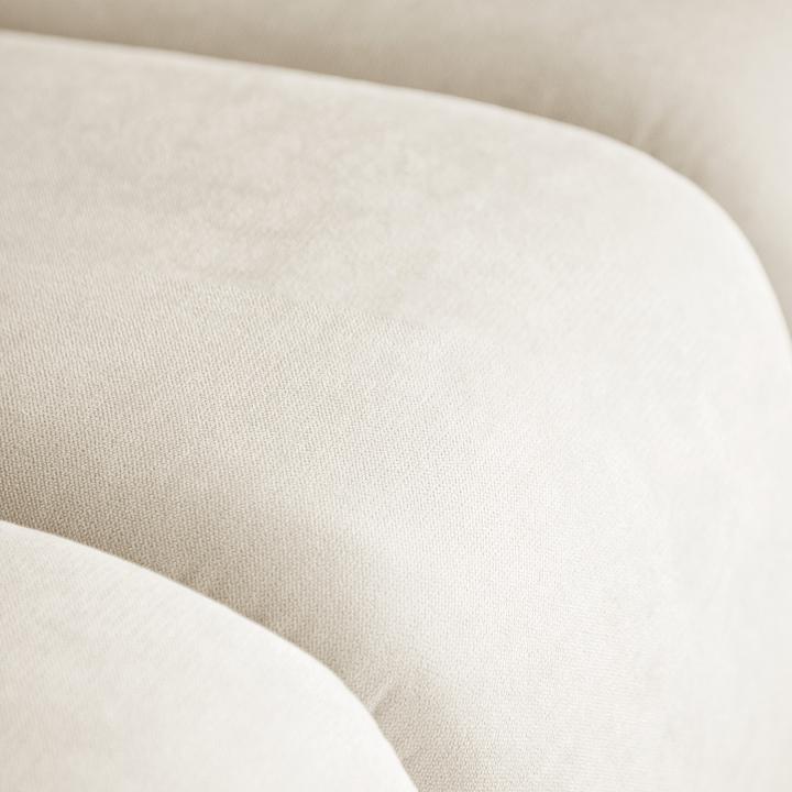 Sofá modular tapizado en tela NIEMEN