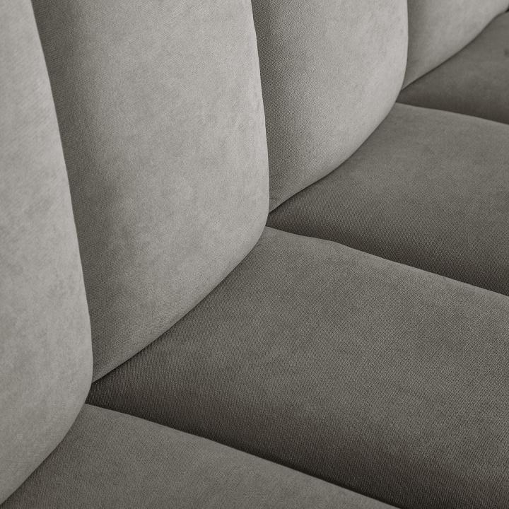 Sofá modular tapizado en tela NIEMEN