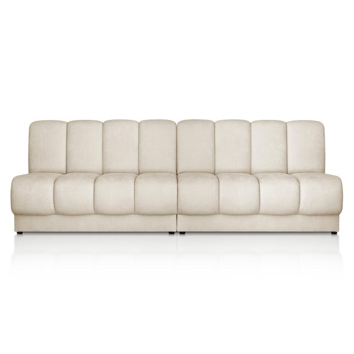 Sofá modular tapizado en tela NIEMEN