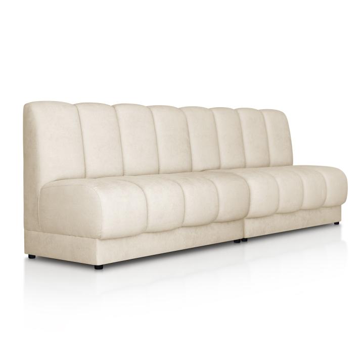 Sofá modular tapizado en tela NIEMEN