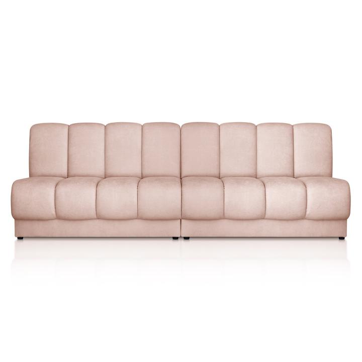 Sofá modular tapizado en tela NIEMEN