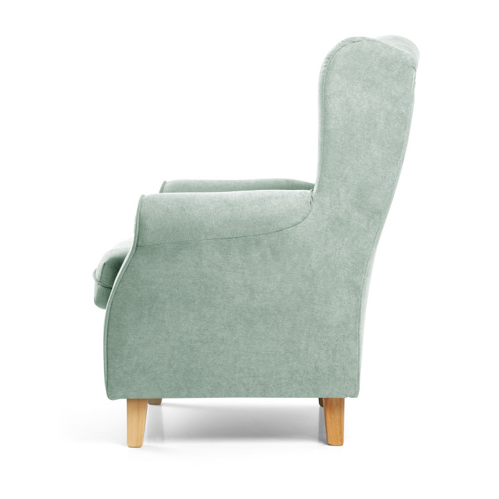 Sillón orejero tapizado IRENE