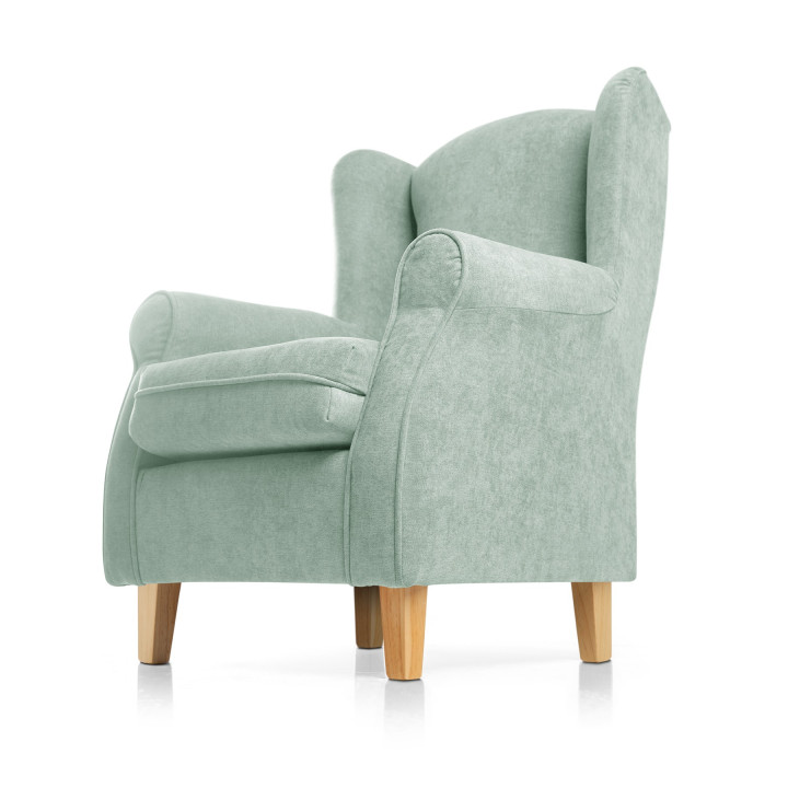 Sillón orejero tapizado IRENE