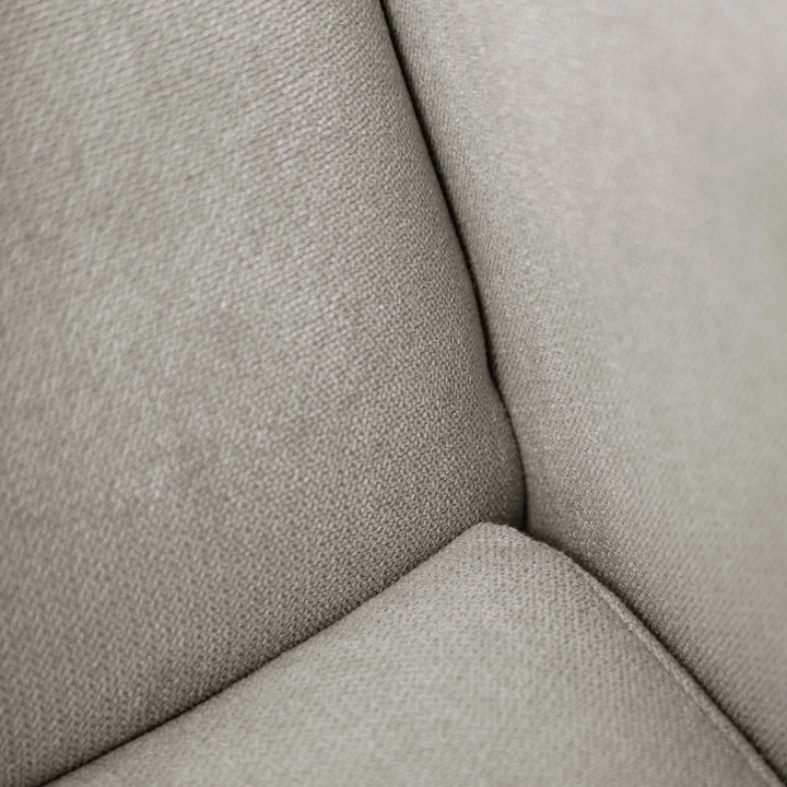 Sillón orejero grande XXL grande modelo Irene tapizado en tela anti manchas