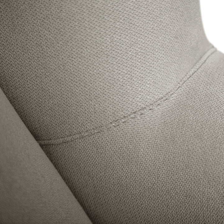 Sillón orejero grande XXL grande modelo Irene tapizado en tela anti manchas