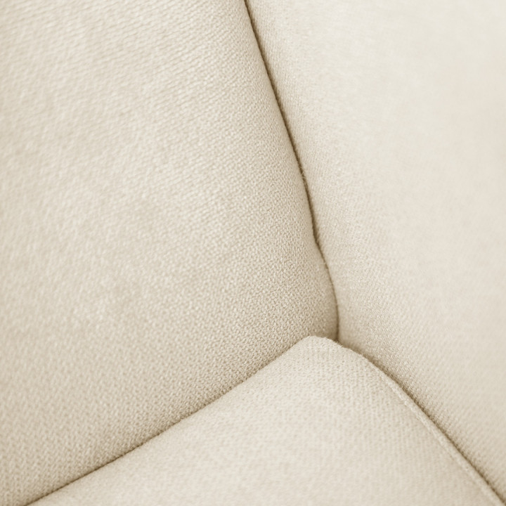 Sillón orejero grande XXL grande modelo Irene tapizado en tela anti manchas
