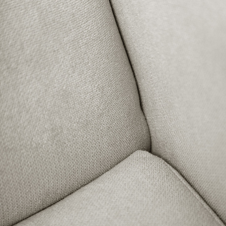 Sillón orejero grande XXL grande modelo Irene tapizado en tela anti manchas