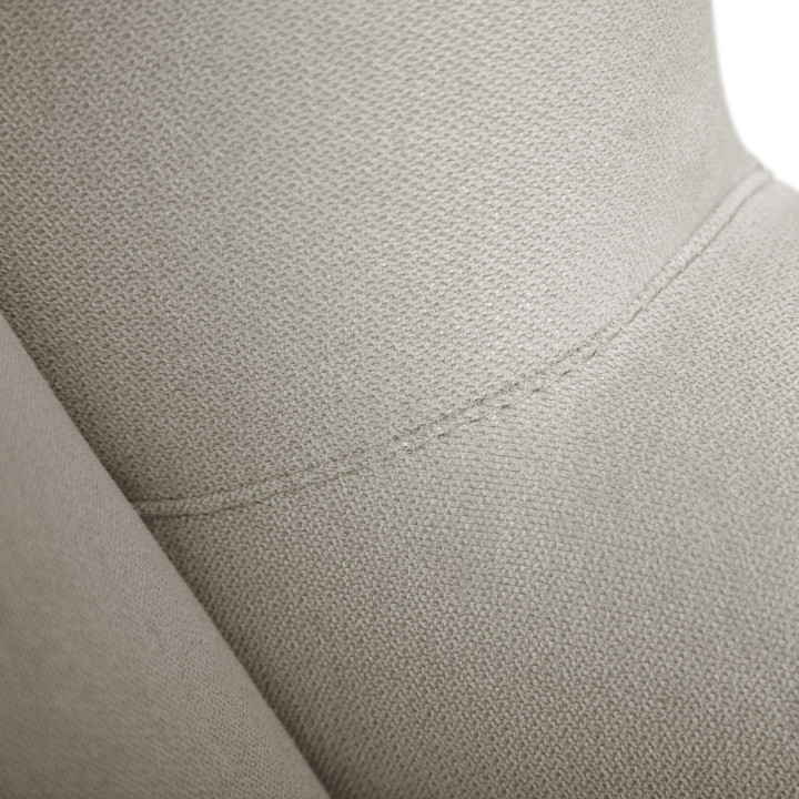Sillón orejero grande XXL grande modelo Irene tapizado en tela anti manchas