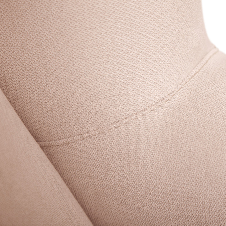 Sillón orejero grande XXL grande modelo Irene tapizado en tela anti manchas