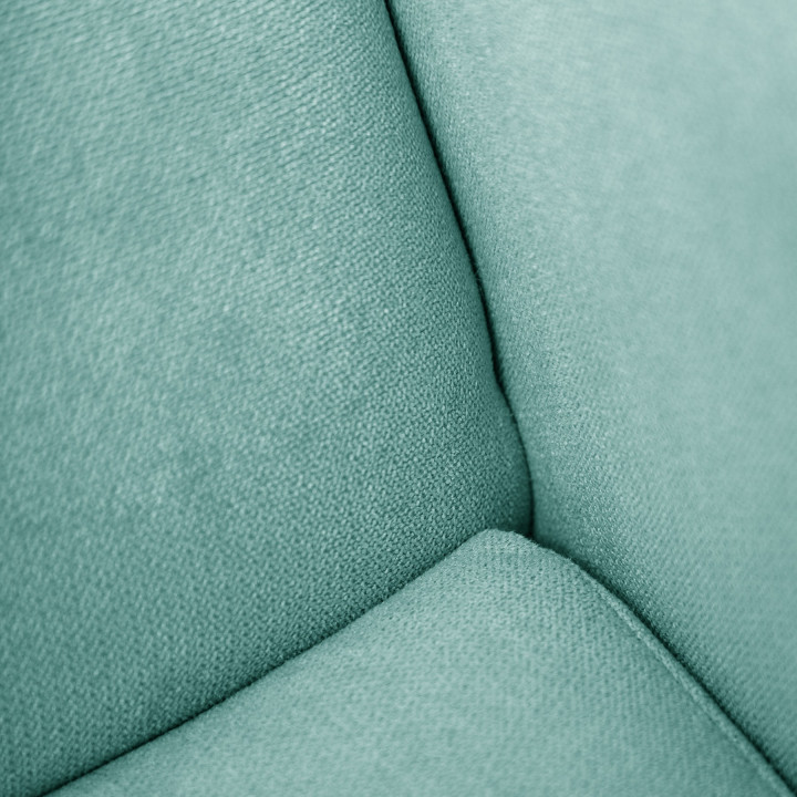 Sillón orejero grande XXL grande modelo Irene tapizado en tela anti manchas