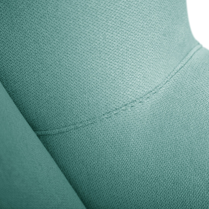 Sillón orejero grande XXL grande modelo Irene tapizado en tela anti manchas