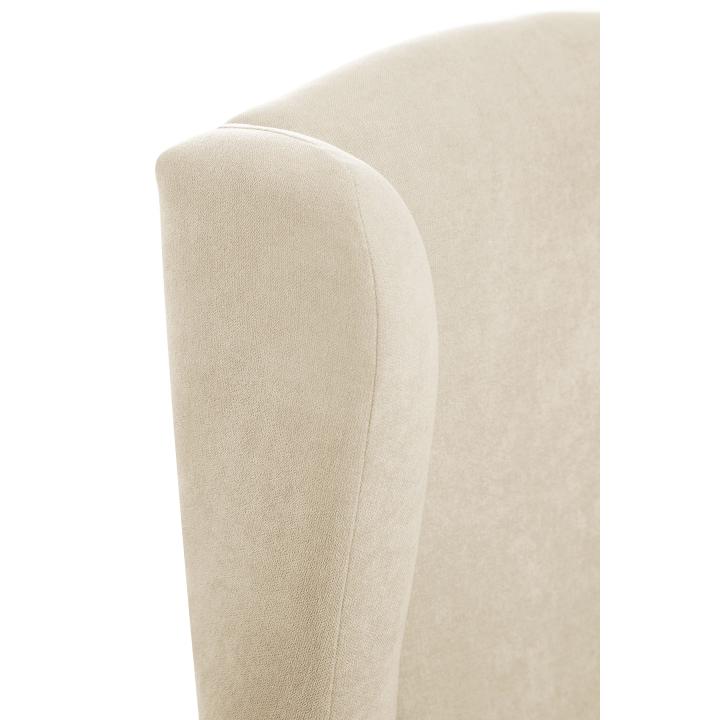 Sillón orejero tapizado CARLA