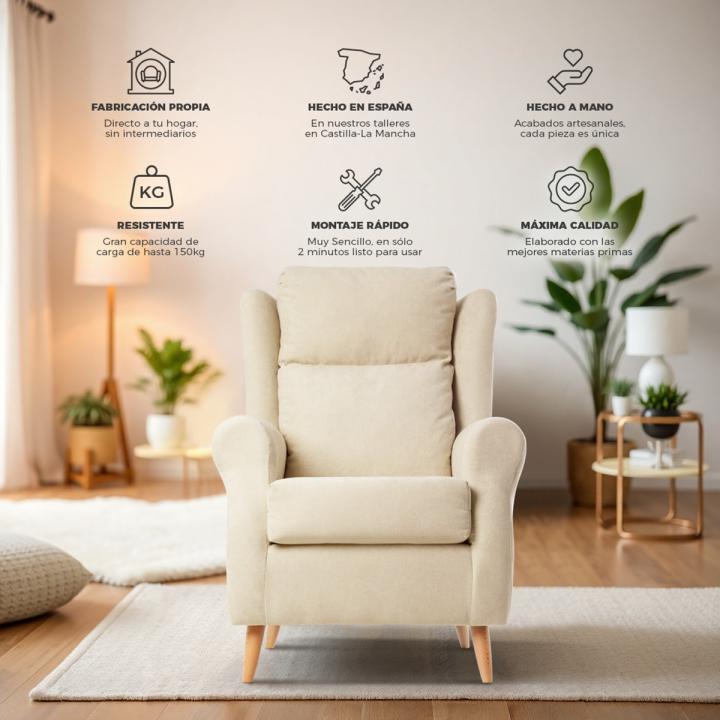 SILLÓN DULCE NÓRDICO