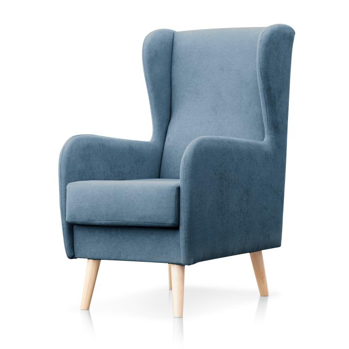 Sillón orejero tapizado NAREX