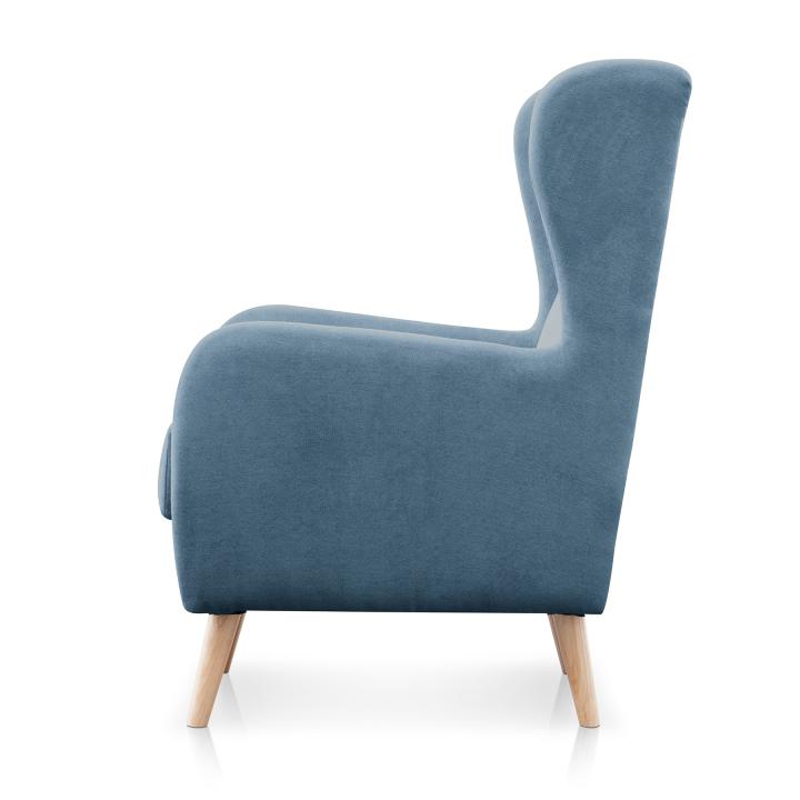 Sillón orejero tapizado NAREX