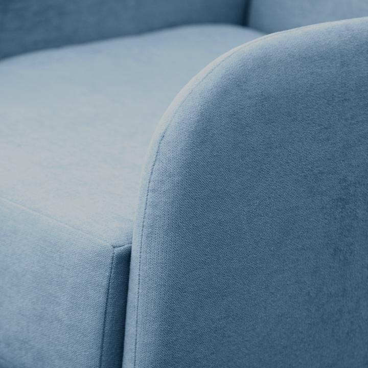 Sillón orejero tapizado NAREX