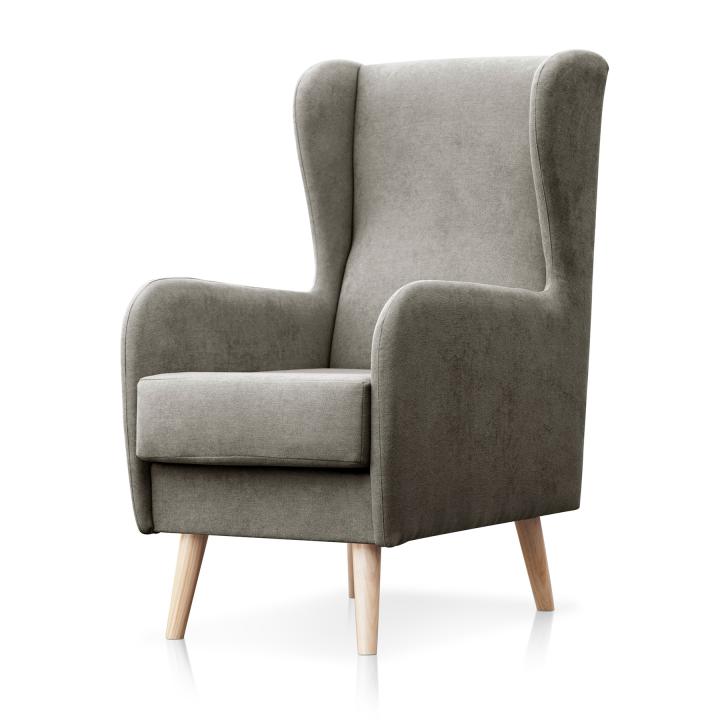 Sillón orejero tapizado NAREX