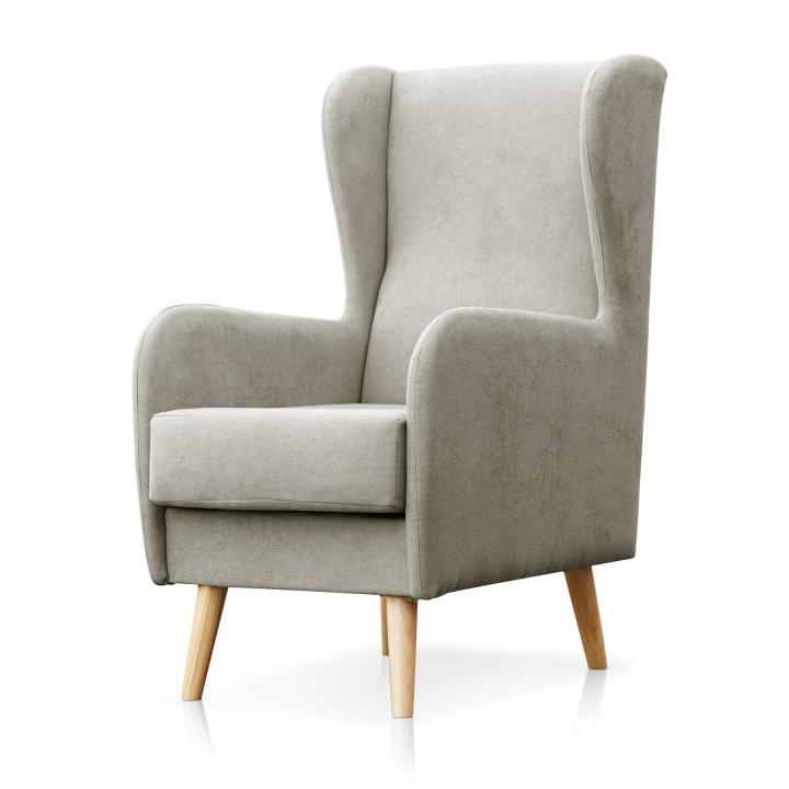 Sillón orejero tapizado NAREX