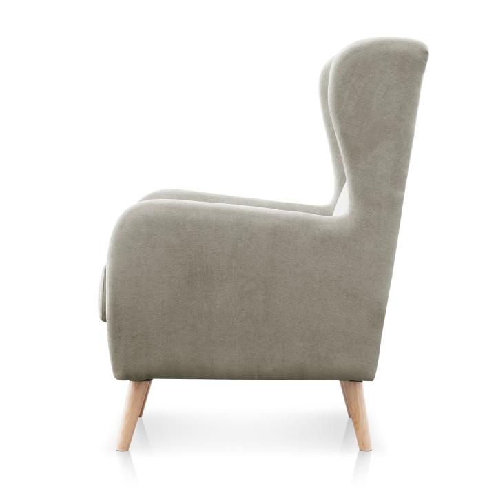 Sillón orejero tapizado NAREX
