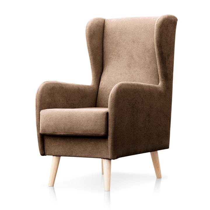 Sillón orejero tapizado NAREX