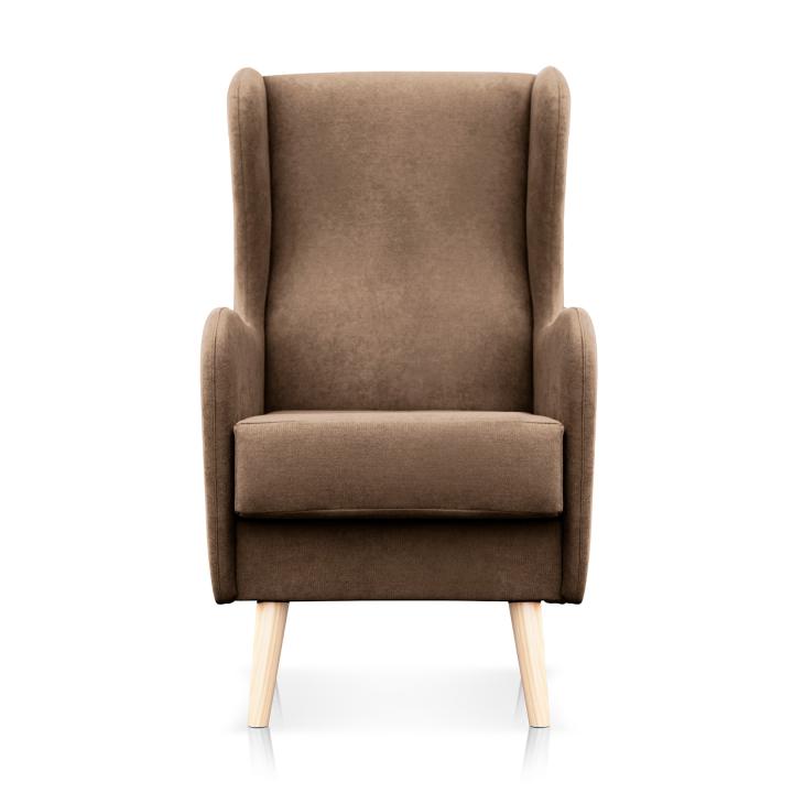 Sillón orejero tapizado NAREX