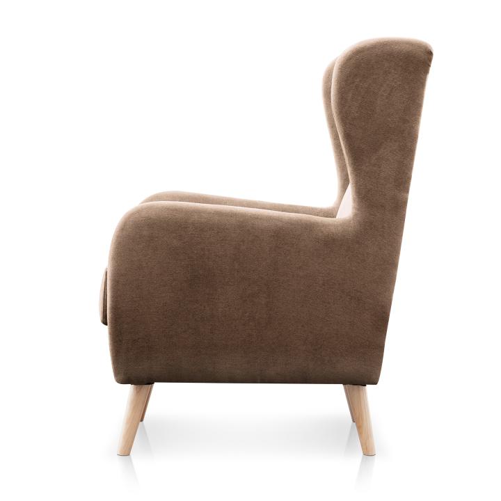 Sillón orejero tapizado NAREX