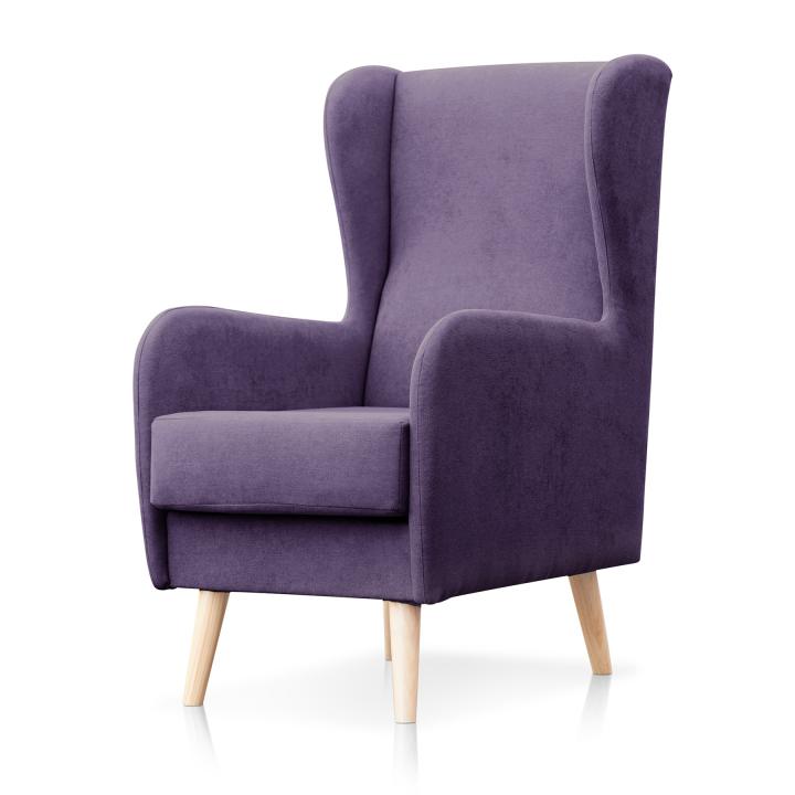 Sillón orejero tapizado NAREX