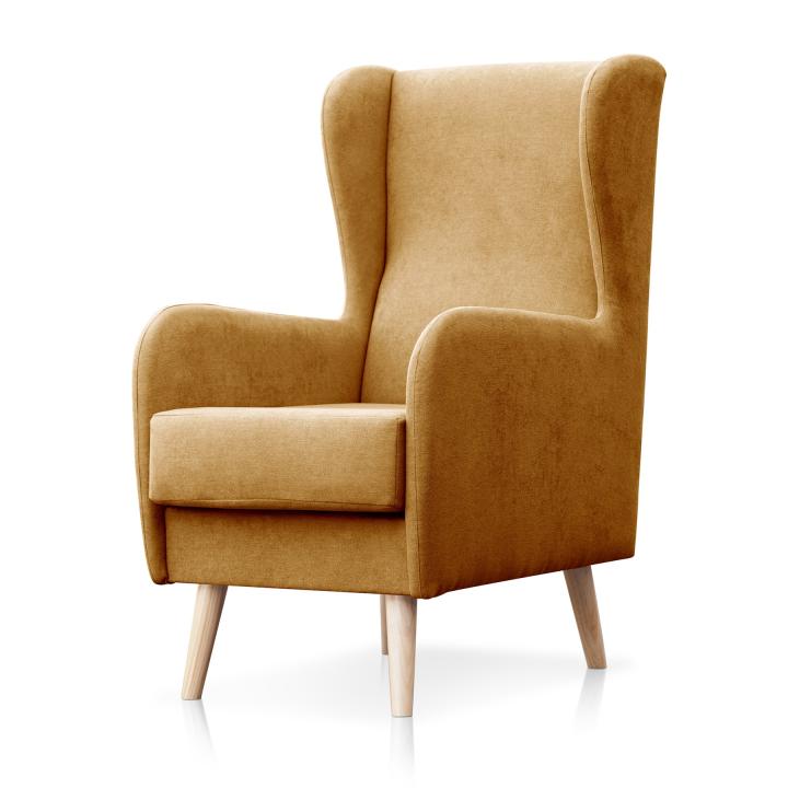 Sillón orejero tapizado NAREX