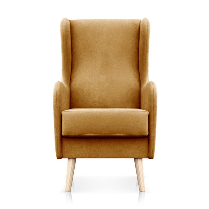 Sillón orejero tapizado NAREX