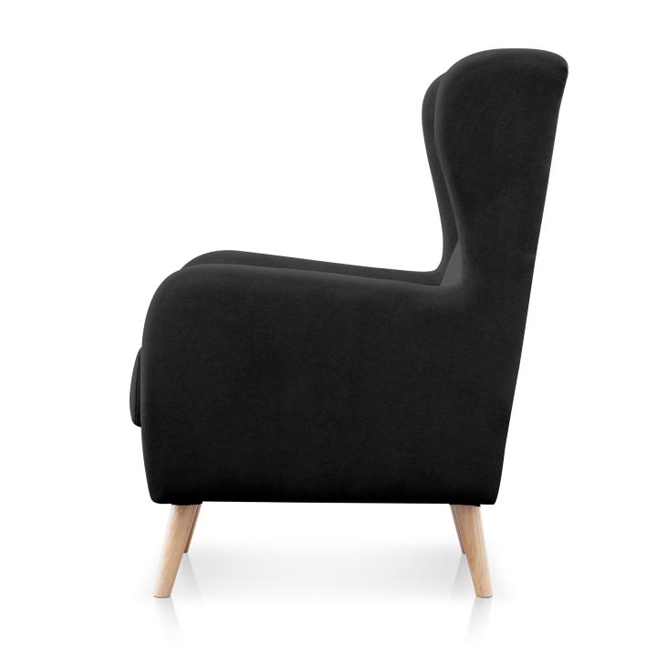 Sillón orejero tapizado NAREX