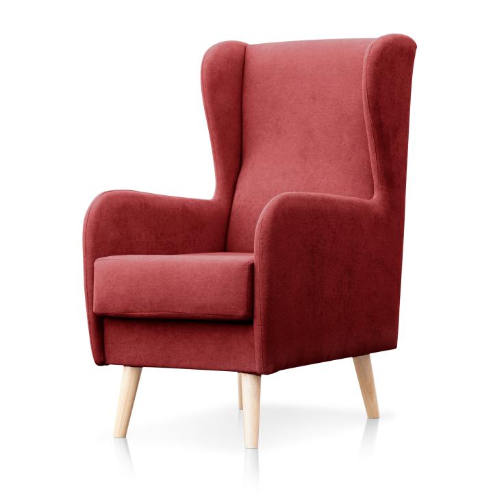 Sillón orejero tapizado NAREX