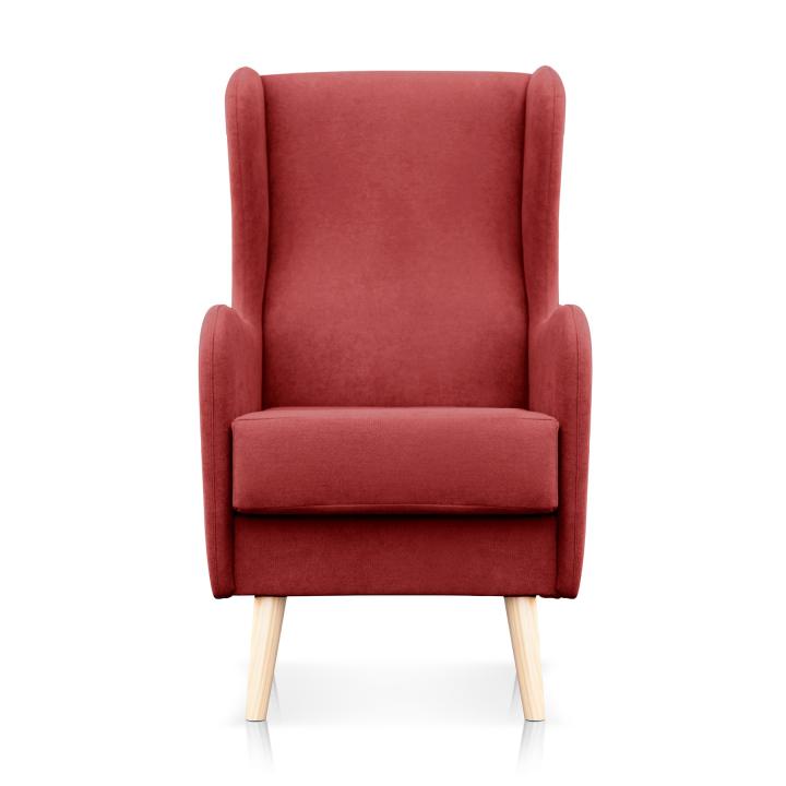 Sillón orejero tapizado NAREX
