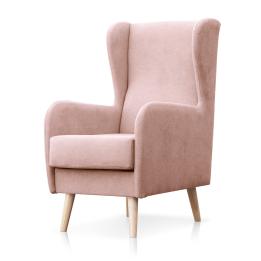 Sillón orejero tapizado NAREX