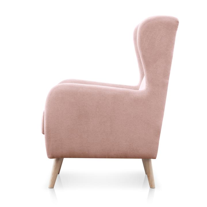 Sillón orejero tapizado NAREX