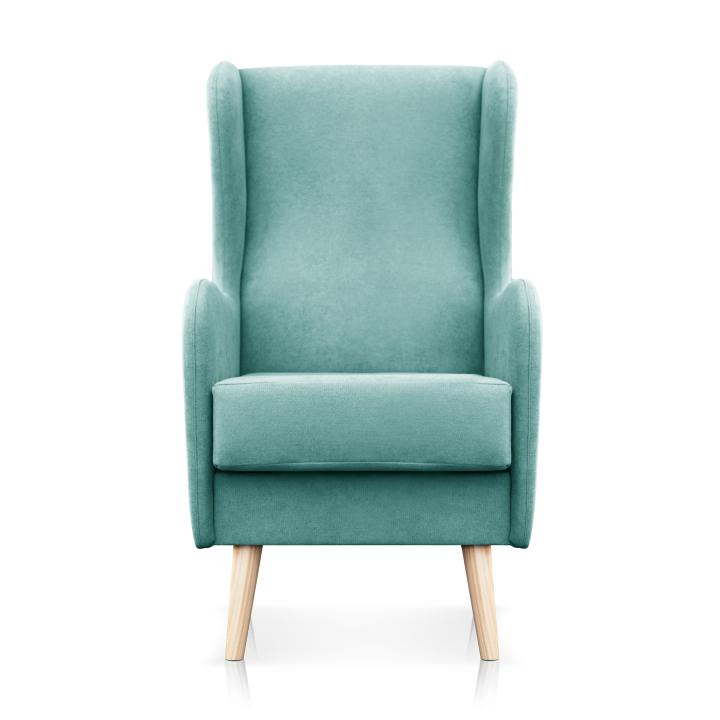 Sillón orejero tapizado NAREX
