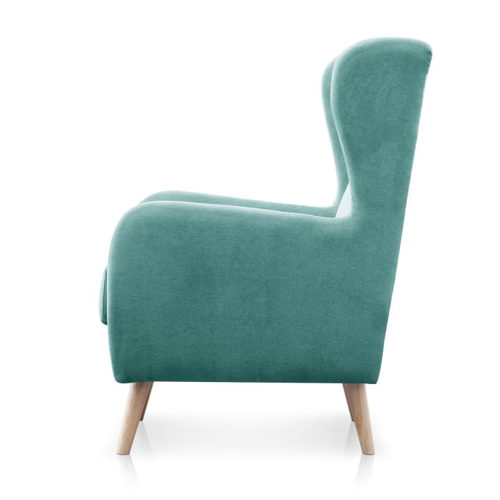 Sillón orejero tapizado NAREX