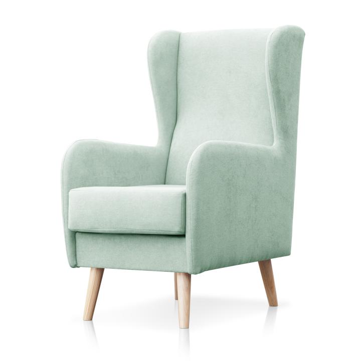 Sillón orejero tapizado NAREX