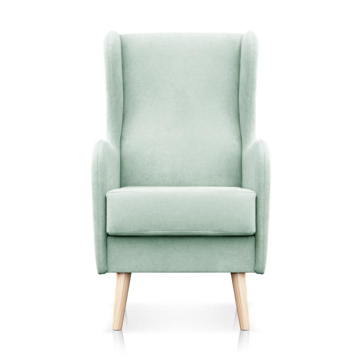 Sillón orejero tapizado NAREX